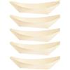 Generic Legno Sushi Vassoio Barca,50 pezzi Sushi Barca Piatto Vassoio Sushi Vassoi di Barca di Legno Piatti Legno Sushi Vassoio Piatto per Spuntino Dessert Caramelle Che Servono 4 Pollici
