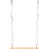 Small foot 11586 Trapezio di legno con corde regolabili, adatto anche come asta da ginnastica o altalena
