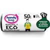 Handy Bag Sacchetti per rifiuti resistenti ed ecologici, 100% riciclati, antigoccia, autobloccante, 50 l, 8 sacchetti, confezioni