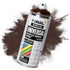 INRAL Vernice spray - marrone cioccolato opaco RAL8017 vernice spray universale 400 ml. Bomboletta spray per metallo, plastica, legno e pietra, alta copertura, resistente alla pioggia e ai raggi UV