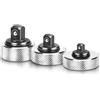Candeon Mini Cricchetto Da Dito, 3 Pezzi Reversibile Chiave A Cricchetto Da Palmo 1/4 3/8 1/2, Diametro: 38mm, CW CCW Cricchetti Palmare Thumb Finger Ratchet Wrench Per Spazi Ristretti