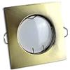 Trano Faretto da incasso a LED angolare - oro 7 watt bianco caldo 12V - Faretto da incasso a LED 12V - Faretto da incasso a soffitto MR16 foro tondo Ø60mm - installazione - faretti da incasso