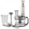 Karaca Pro-Multimax Robot da cucina, Iconic Beige latte, 2000 W - Utensile da cucina multifunzione per la massima potenza - Contiene contenitore di miscelazione (800 ml) e contenitore (1,5 L
