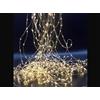 Levitantes Cascata LED 2 m, 20 fili, colore oro caldo, ideale per decorazioni festive e ambienti interni ed esterni.