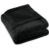 CelinaTex Montreal Coperta soffice Microfibra Coperta Pile Coral 150 x 200 cm Nero