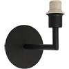 VoltShine Applique - applique nera con una base trampolino, dimensioni 17x12x17,5 cm e attacco E14