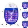 mizikuu 4 Pezzi Lampada Antizanzare Elettrica, Zanzariera Elettrica con Luce UV Ammazza Zanzare Elettrico Anti Zanzare Mosche Elettrico per Casa Giardino Campeggio Interni ed Estern