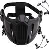 Lishuyeh Maschera softair Paintball Mezza maschera facciale Maschera tattica antiappannamento Protezione per Halloween Cosplay Movie Props Paintball CS Game Caccia e altre attività all'aperto