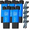AZDelivery 5 x ST-Link V2 Mini USB emulatore di programmazione per STM8 e STM32 con involucro in alluminio compatibile con Arduino incluso un E-Book!