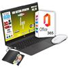 Hp 250 G10 Computer Portatile Notebook, Intel i5-1334u 10 Core 3.4Ghz, Display 15.6'' FHD, Ram 32GB, SSD 1TB, Windows 11, Pronto all'uso con OFFICE 365, mouse usb + lettore dvd.