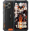 Blackview BV5300 Plus (24 GB + 128 GB) Outdoor Cellulare senza contratto batteria 6580 mAh, 6.1 HD+, Android Outdoor Smartphone, 13 MP+5 MP, 4G Dual SIM, NFC/IP69K/OTG/GPS/Face ID/modalità guanti