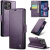 Rerzoiro Cover per Xiaomi Redmi Note 14 4G Custodia Portafoglio [Blocco RFID] Premium Pelle PU Wallet Case Flip Libro con Porta Carte Slot Supporto Flip Case per Xiaomi Redmi Note 14 4G, Viola