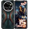 OUKITEL WP55 Android 15 Rugged Smartphone 5G, 36GB+256GB/2TB Telefono Indistruttibile, 11000mAh(33W) Cellulare Antiurto, 6.6" FHD+ 120Hz, 108MP+32MP+8MP Camera, 5G Dual SIM//IP68/69K/OTG/NFC/Face ID