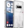 Captor Cover Nothing Phone 3a, Custodia Trasparente in Silicone TPU Morbido, Sottile, Antiurto, Anti-Graffio, Protezione Fotocamera, Anti-Ingiallimento, Flessibile per Cover 3a Nothing Phone