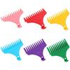 Aqxyxsw GUYTRM 1Set T9 Tagliacapelli Guardie Guida Pettini Trimmer Guide di Taglio Strumenti for lo Styling Accessorio 1mm 2mm 3mm 4mm 6mm 9mm lingli(6Pcs-colors)