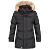 Geographical Norway Bonapart Lady - Giacca Donna Imbottita Calda Autunno-Invernale - Cappotto Caldo - Giacche Antivento A Maniche Lunghe - Abito Ideale (Nero XL)