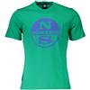 NORTH SAILS T-Shirt Maniche Corte Uomo Verde L
