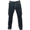Ergos Workwear JRC Vigo Stretch Man Pantalone da Uomo Multitasche Tessuto Elasticizzato da Lavoro (IT, Testo, XL, Regular, Regular, Standard, Blu Navy)