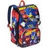 Seven Sonic Zaino Doppio Scomparto Estensibile, Blu, Maxi Capienza, Schienale Preformato, Bambino, Scuola Elementare