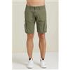 Take.Two Pantalone cargo corto ripstop