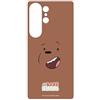 Samsung We Bare Bears Grizzly FlipSuit Card con tecnologia NFC per Samsung Galaxy S25 Ultra (cover non inclusa), Brown