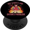 Spicy Chaos Devilcore Goth Alt Aesthetic Non Daddy's Girl Satana Problema Devil Babe PopSockets PopGrip Adesivo