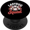 Ladybug Squad Team Ladybugs Coccinella con cuori Bug lover coccinella adulto bambini uomini donne PopSockets PopGrip Adesivo