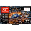 TCL 75Q8C 75-inch QD-Mini LED TV, 4K HDR Premium 4500, ZeroBorder™,Google TV (Dolby Vision IQ & Atmos, CrystGlow WHVA Panel