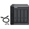QNAP TR-004 Storage diretto (DAS) USB Type-C a 4 alloggiamenti con RAID hardware (senza disco)