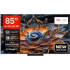 TCL 85Q8C 85-inch QD-Mini LED TV, 4K HDR Premium 5000, ZeroBorder™, TV (Dolby Vision IQ & Atmos, CrystGlow WHVA panel)