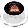 Spicy Chaos Devilcore Goth Alt Aesthetic Non Daddy's Girl Satana Problema Devil Babe PopSockets PopGrip per MagSafe