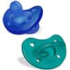Chicco Gommotto Physioforma Soft Azzurro 6-16 Mesi 2 Pezzi Silicone