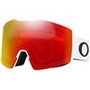 Oakley Fall Line XL Occhiali da Sole, Torcia da Neve Multicolore (Bianco Opaco/Prizm Snow Irridium, Unisex-Adulto