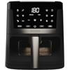 Aiwa Chukuma AFR-7000 Friggitrice ad aria 7 l, 1800 W, controllo digitale, 12 programmi, autopulente, finestra visibile, acciaio inossidabile/plastica. Colore: nero