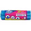 Fortex Sacchi immondizia Fortex blu 35 litri - 9 micron - 50x60 cm - 20 sacchi