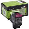 Lexmark Originale Toner Lexmark 802M (80C20M0) magenta - 141972