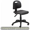 CKS Seduta tecnica Labor Back-system 40 nero CKS in PU lavabile bassa - R07865
