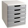 Multiform Cassettiera modulo A4 5 cassetti grigio/granito multiform - Z04008