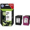 HP Originale Cartuccia HP 302 (X4D37AE) nero -colore - 163992
