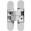 Bricoleva.it Cerniera a Scomparsa Regolabile per Porte, Portata 40 kg ogni 2 Cerniere - Cerniera Singola per Porte - Ideale per Armadi e Mobili (Bianca)