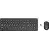 HP 150 Tastiera e Mouse Wirelessa 2,4 GHz, Indicatore LED Blocco Maiuscole, 12 c