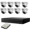 HIKVISION KIT VIDEOSORVEGLIANZA HIKVISION IP POE 2 MPX 8 TELECAMERE HD 500GB