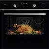 AEG Forno elettrico da incasso Serie 6000 GR6PB53FSB 72L vapore pirolisi nero