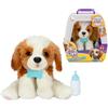 Little Live Pets - My Really Real Puppy, Pet Toy, 50 Suoni e Reazioni, Cucciolo con pelliccia morbida e occhi chiusi, trasportino e biberon inclusi, +4 anni, famoso (LP800000)