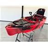 Big Mama Kayak Kayak fishing a Pedali divisibile Big Mama Triken 330 S live, con ruote e vasca del vivo