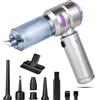 Romon Aspirapolvere Portatile Senza Fili, Aspirapolvere Auto 16000Pa Aspirabriciole USB Ricaricabile Aspirapolvere Aspirazione Piccolo, 4 in 1 Mini Aspirabriciole Senza Fili Potente per Pulizia Casa