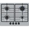 Bosch Serie 4 PGP6B5K85 Piano cottura a gas 4 fornelli 60 cm da incasso acciaio inox