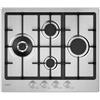 Candy Piano cottura gas 4 fornelli da incasso 59.5 cm acciaio inox CHG6D4WTX