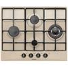 Glem Gas piano cottura gas 4 fornelli 60 cm incasso sabbia con bruciatore wok