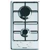 Glem Gas piano cottura a gas 2 fornelli 30 cm da incasso acciaio inox 4000W